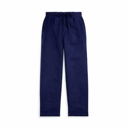 Ralph Lauren Lateef Relaxed Fit Pleated Linen Trousers