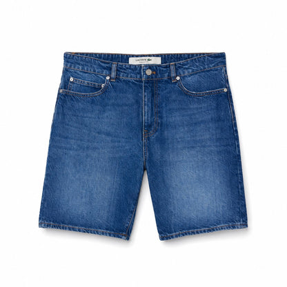 Lacoste Straight Fit Denim Bermuda Shorts