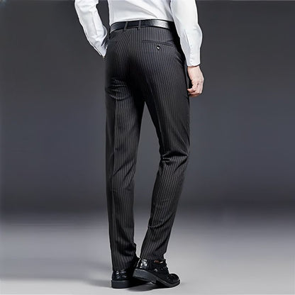 Premium Men's Suit Trousers Striped