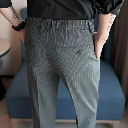Striped Suit Trousers