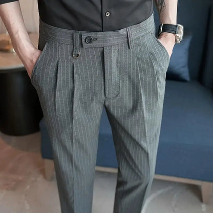 Striped Suit Trousers