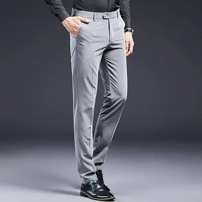 Premium Men's Suit Trousers Striped