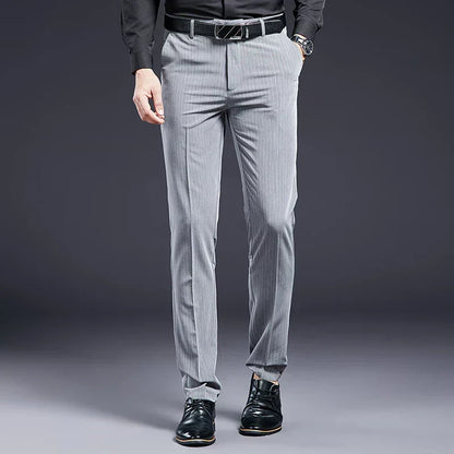 Premium Men's Suit Trousers Striped
