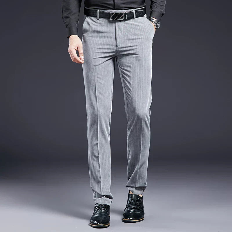 Premium Men's Suit Trousers Striped