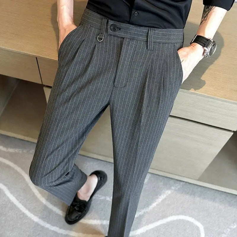 Striped Suit Trousers