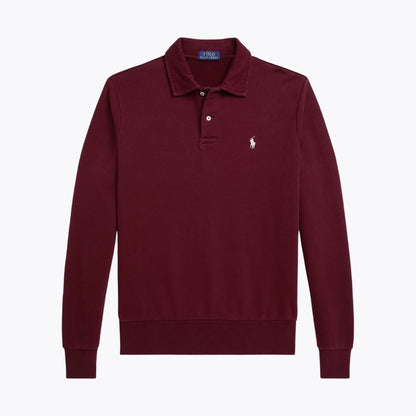 Ralph Lauren Loopback Fleece Sweatshirt With Collar