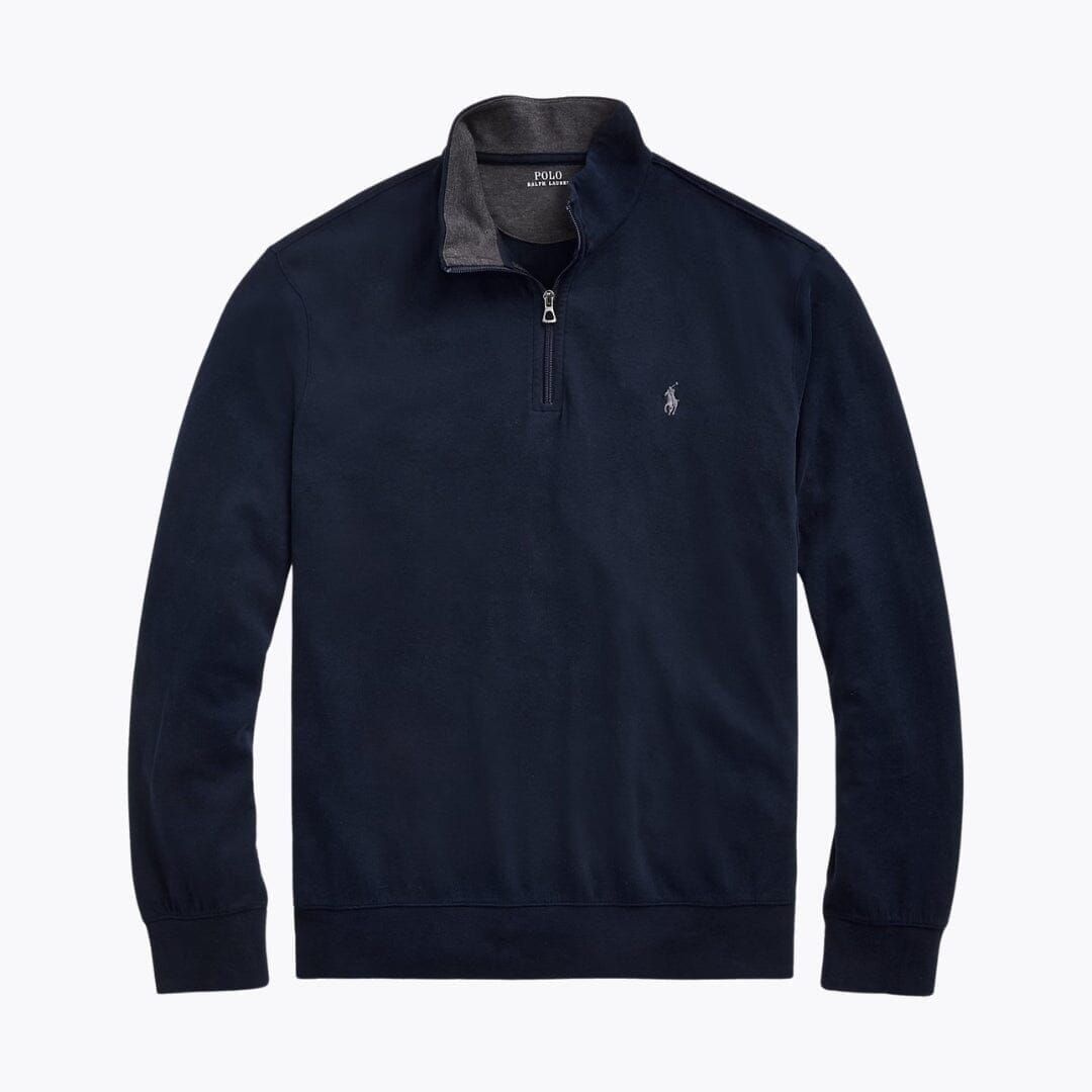 Ralph Lauren Luxury Jersey Quarter-Zip Jumper
