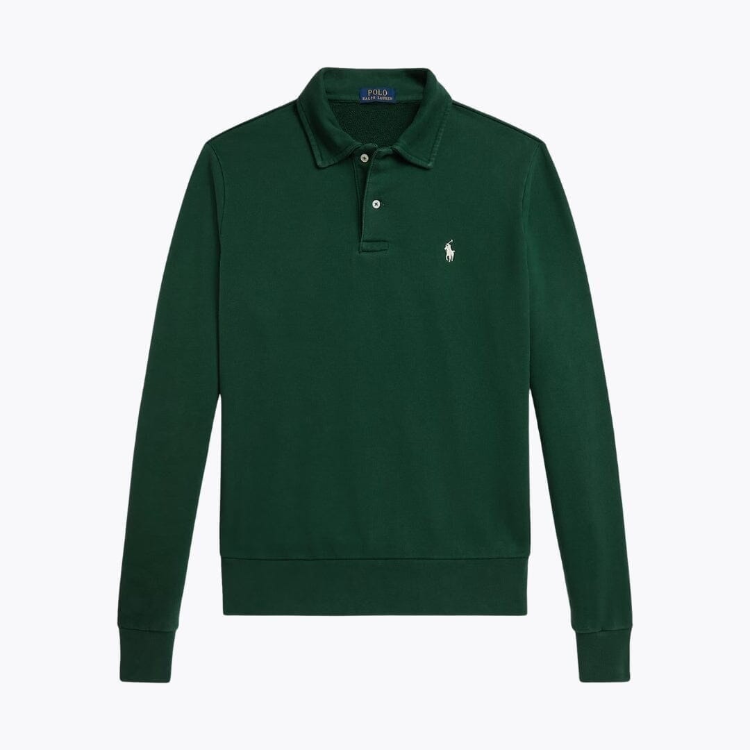 Ralph Lauren Loopback Fleece Sweatshirt With Collar
