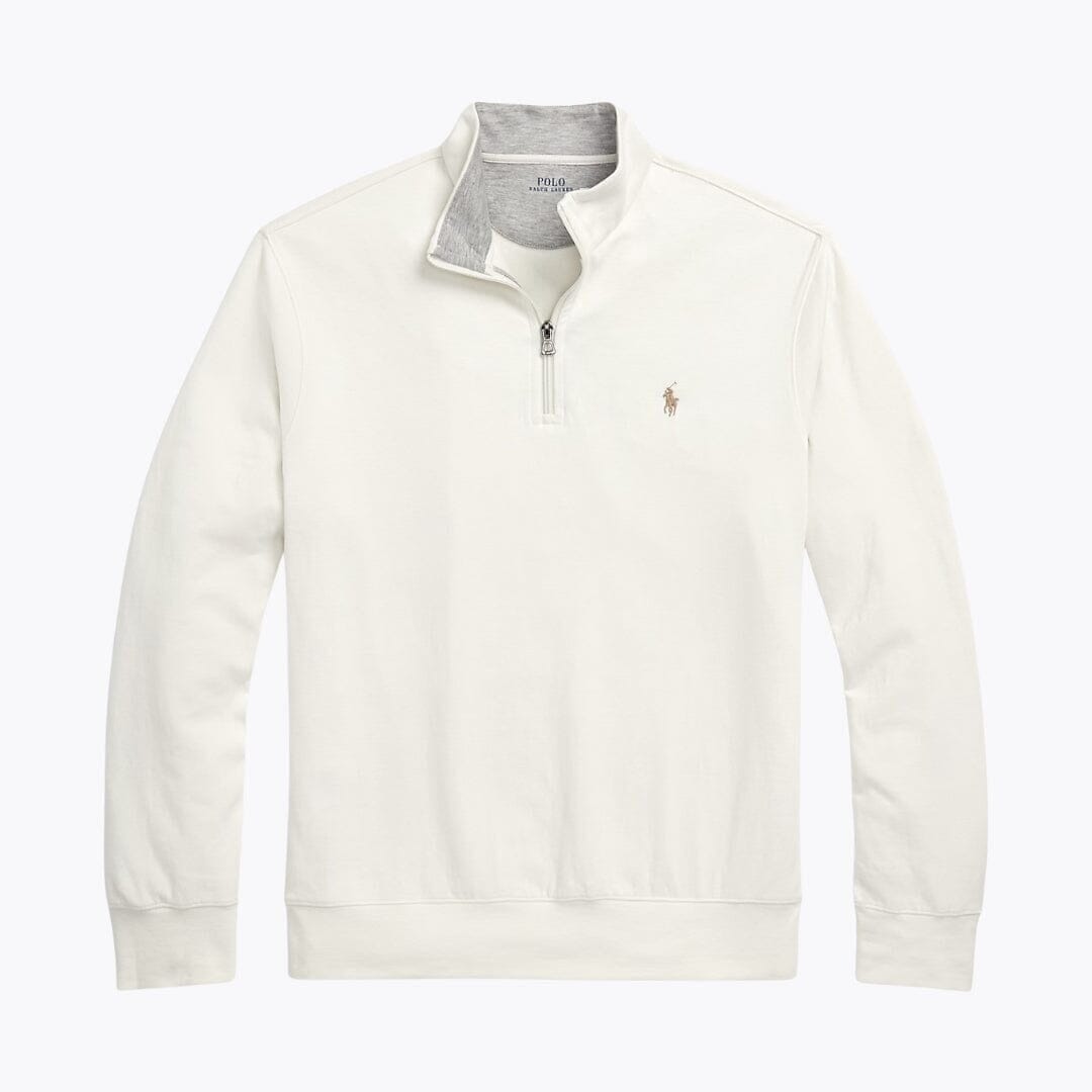 Ralph Lauren Luxury Jersey Quarter-Zip Jumper