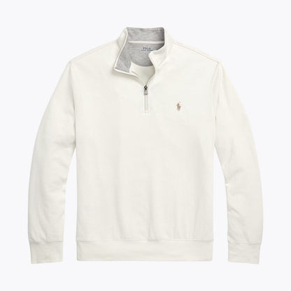 Ralph Lauren Luxury Jersey Quarter-Zip Jumper